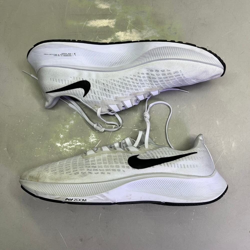 NIKE Zoom Pegasus 37 Sneaker Men's Sz 14 White (Pre-Owned) - Picture 8 of 10